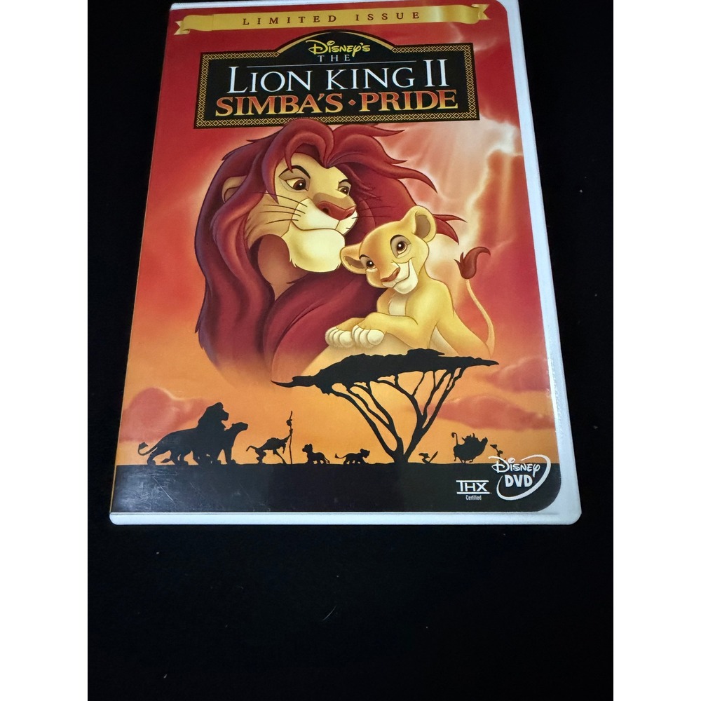 Disney The Lion King II Simbas Pride Limited Issue DVD‎ THX Certified 1998